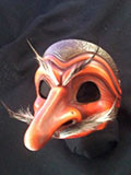 Capitano Tres Huevos (two tone) - Commedia mask by Newman