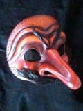 Capitano Tres Huevos, dark - commedia mask by Newman