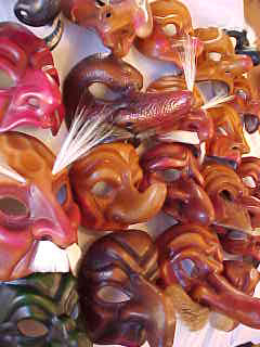 Newman's Leather Commedia Dell'Arte neutral masks